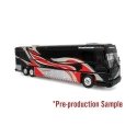 MCI D4000 Coach - Assembled -- IconiCruiser (black, red, silver), HO, Iconic Replicas 870479