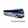 MCI D4000 Coach - Assembled -- Greyhound Canda 977 (white, blue, red, black, silver), HO, Iconic Replicas 870481