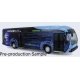 Nova Bus LFSe Electric Transit Bus - Assembled -- Nova Bus (Demonstrator blue, black, green), HO, Iconic Replicas 870501