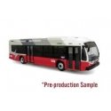Nova Bus LFSe Electric Transit Bus - Assembled -- San Francisco MUNI (white, red), HO, Iconic Replicas 870503