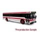 Orion V Transit Bus - Assembled -- Toronto Transit Commission TTC (white, red), HO, Iconic Replicas 870509