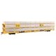 89′ Flatcar w/Tri-Level Shielded Auto Rack - Ready to Run -- Chesapeake & Ohio 850470, TTKX Flat, HO, WalthersMainline 8306