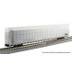 Aluminum Enclosed Auto Carrier 4-Pack - Ready to Run -- Canadian Pacific 546014, 546056, 546128, 5, N, Kato USA Inc 1065510