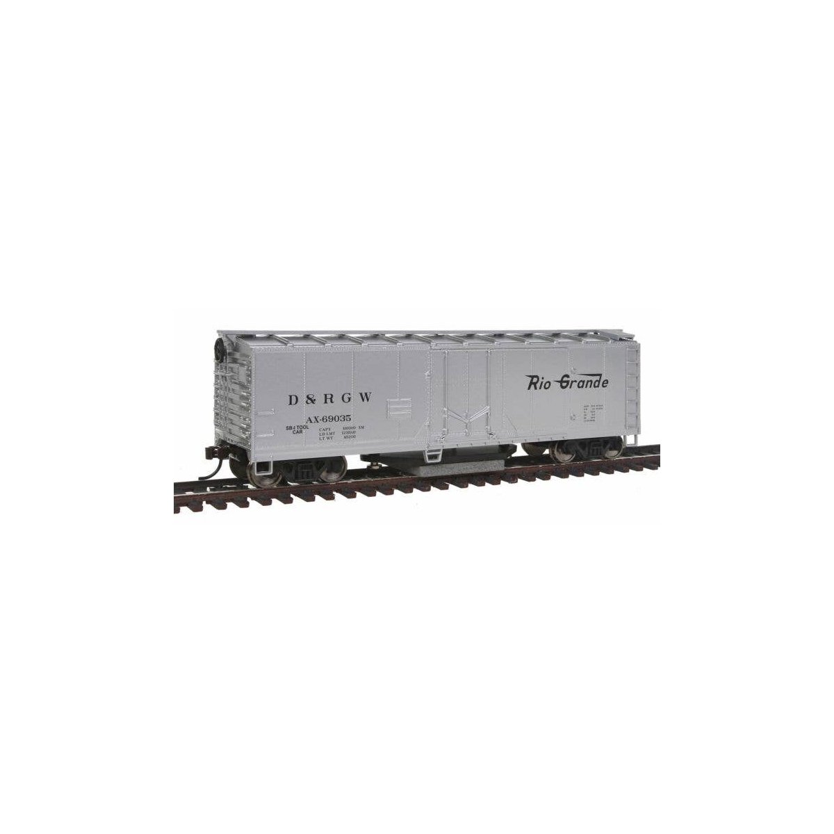 40′ Plug-Door Track Cleaning Boxcar - Ready to Run -- Denver & Rio Grande Western(TM), HO, WalthersTrainline 1482