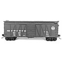 40′ USRA Single Sheathed Wood Boxcar - Kit -- Undecorated Single Car, HO, Tichy Train Group 4026