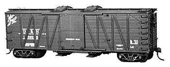 USRA 40′ Boxcar/Covered Hopper Cement Service Conversion - Kit -- Undecorated Single Car, HO, Tichy Train Group 4030