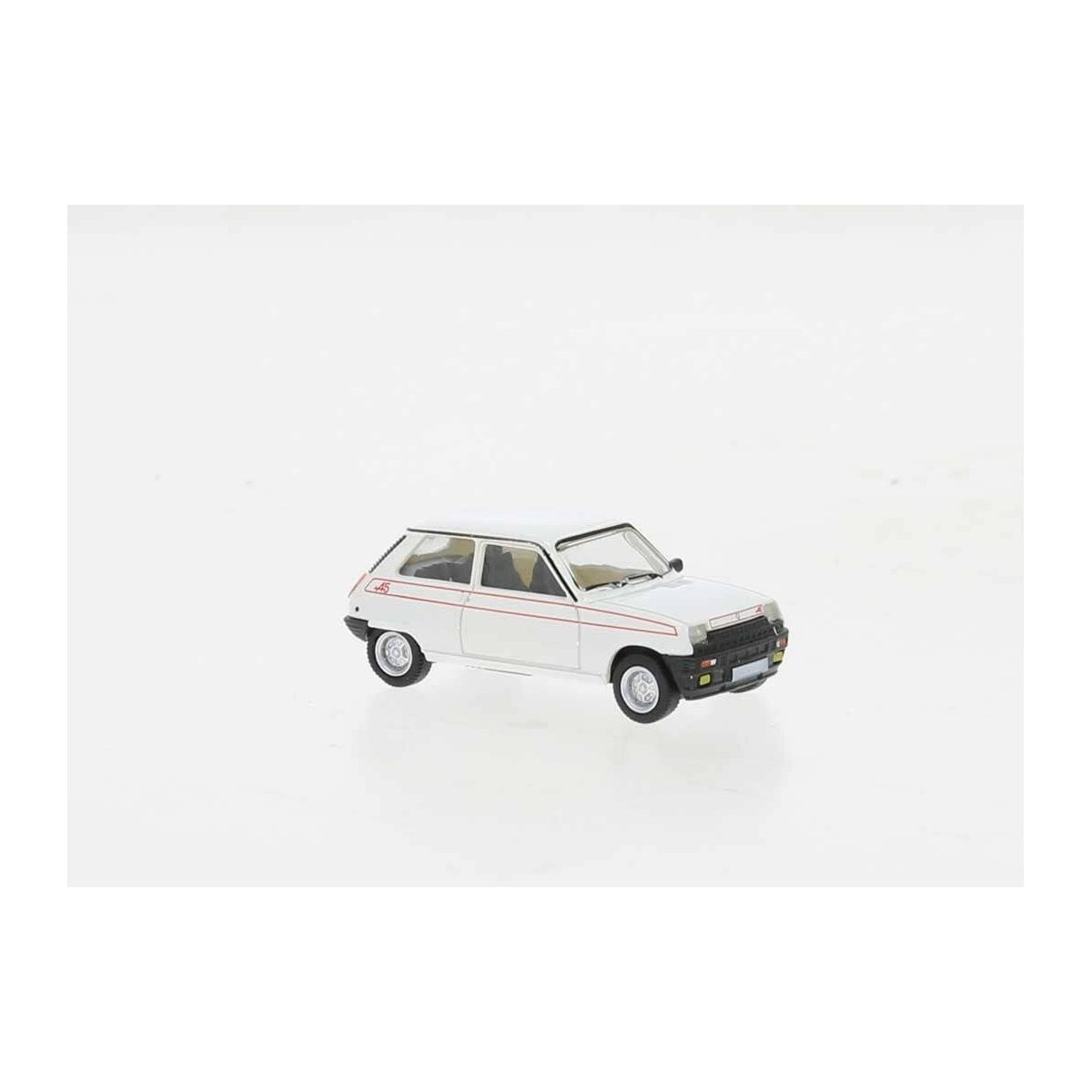 1980 Renault 5 Alpine Station Wagon - Assembled -- White, HO, Brekina Automodelle PCX870511