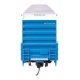 60′ High Cube Plate F Horizontal Post Boxcar - Ready to Run -- GATX Leasing BKTY 157725 (blue, w, HO, WalthersMainline 3102