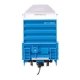 60′ High Cube Plate F Horizontal Post Boxcar - Ready to Run -- GATX Leasing BKTY 158025 (blue, w, HO, WalthersMainline 3104