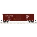 50′ Single-Door Boxcar - Ready to Run -- Seaboard Air Line 27405 (Boxcar Red, red, Heart Logo), N, Trainman 50006923