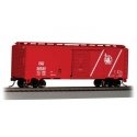Pullman-Standard PS-1 40′ Steel Boxcar - Ready to Run - Silver Series(R) -- Central Railroad, HO, Bachmann Industries 16026