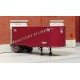 1954 Fruehauf Dura Van PRR 26′ Piggyback Trailer - Resin Kit, HO, SYLVAN SCALE MODELS T002