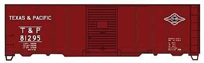 AAR 40′ Single-Door Steel Boxcar - Kit -- Texas & Pacific 81295 (Boxcar Red, T&P Diamond Logo), HO, Accurail Inc 3563