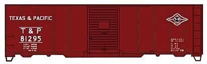 AAR 40′ Single-Door Steel Boxcar - Kit -- Texas & Pacific 81295 (Boxcar Red, T&P Diamond Logo), HO, Accurail Inc 3563