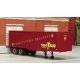PRR 1950s 30′ Tandem-Axle Piggyback Trailer - Resin Kit -- With TrucTrain Decals, HO, SYLVAN SCALE MODELS T0271