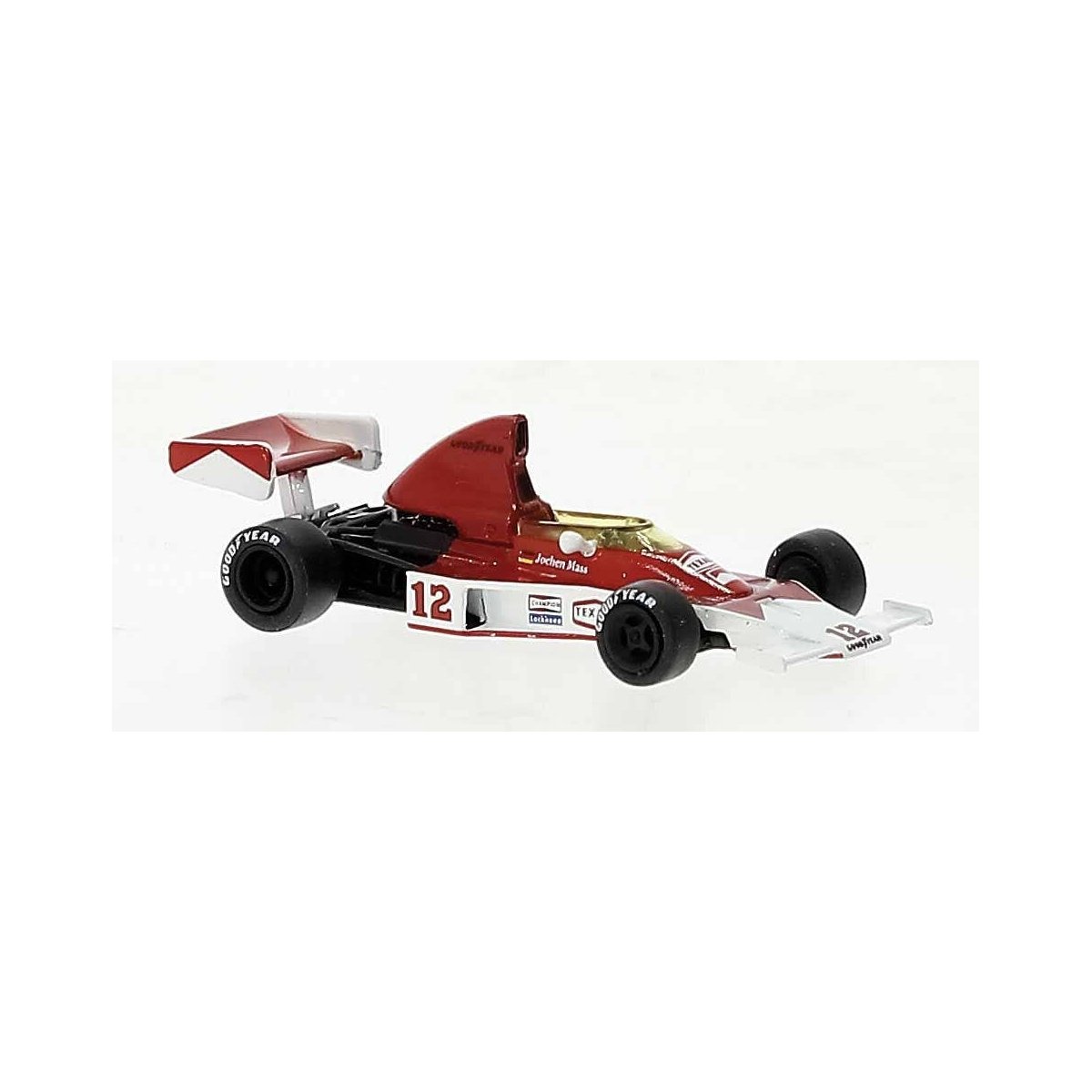 1975 McLaren M23D - Assembled -- Jochen Mass 12 (red, white), HO, Brekina Automodelle 22951