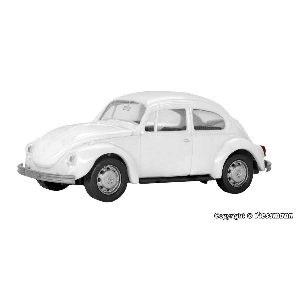 1970-1972 Volkswagen Beetle Type 11 - Kit -- White, HO, Kibri 11230