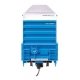 60′ High Cube Plate F Horizontal Post Boxcar - Ready to Run -- GATX Leasing LRS 141099 (blue, wh, HO, WalthersMainline 3107