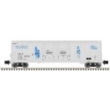 Evans 53′ Double Plug-Door Boxcar - Master(R) -- Bend Millwork USLX 17060 (gray, blue, Z, Atlas Model Railroad Co. 75000024