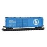 50′ Double-Door Boxcar - Ready to Run -- Great Northern 35743 (Big Sky Blue, white), N, Micro Trains Line 3400490