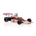 1975 McLaren M23D - Assembled -- Emerson Fittipaldi 5 (Weltmeisterauto, white, red, black), HO, Brekina Automodelle 22952