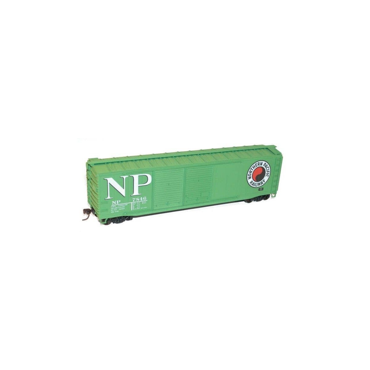 AAR 50′ Riveted-Side Double-Door Boxcar - Kit -- Northern Pacific, HO, Accurail Inc 5235