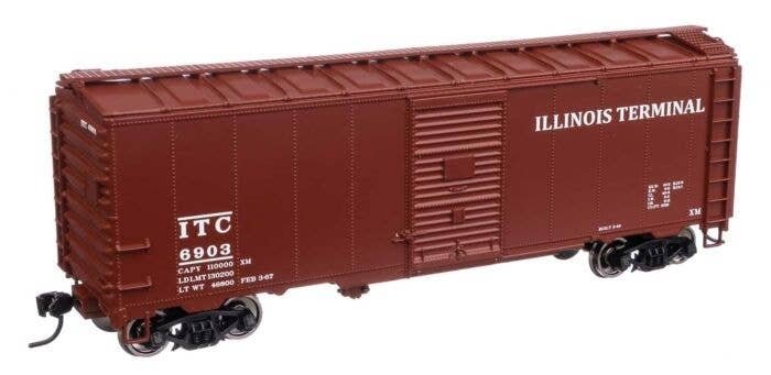 40′ Association of American Railroads 1944 Boxcar - Ready to Run -- Illinois Terminal 6903, HO, WalthersMainline 1361