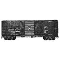USRA 40′ Rebuilt Boxcar w/Steel Sides Upgrade - Kit -- Undecorated Single Car, HO, Tichy Train Group 4028