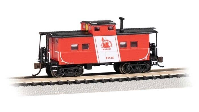 Northeast-Style Steel Cupola Caboose - Ready to Run - Silver Series(R) -- Central Railroad of, N, Bachmann Industries 16870