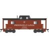 PRR Class N8 Steel Center-Cupola Cabin Car (Caboose) - Ready to Run -- Pennsylvania Rai, HO, Bowser Manufacturing Co. 43421