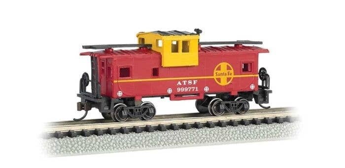 36′ Wide-Vision Caboose - Ready to Run - Silver Series(R) -- Atchison, Topeka & Santa Fe 9997, N, Bachmann Industries 70754