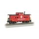 Northeast-Style Steel Cupola Caboose - Ready to Run - Silver Series(R) -- Norfolk & Western , HO, Bachmann Industries 16817