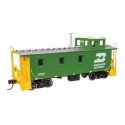 30′ GTW Style Wood Caboose with Offset Coupola - Ready To Run -- Burlington Northern 11105, HO, WalthersProto 103255