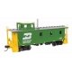 30′ GTW Style Wood Caboose with Offset Coupola - Ready To Run -- Burlington Northern 11105, HO, WalthersProto 103255