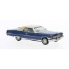 1972 Cadillac Coupe de Ville - Assembled -- Blue, Beige, HO, Brekina Automodelle 18127