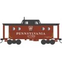 PRR Class N5C Steel Cabin Car (Caboose) - Ready to Run -- Pennsylvania Railroad 477896 , HO, Bowser Manufacturing Co. 43403