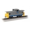 36′ Wide-Vision Caboose - Ready to Run - Silver Series¨ -- CSX 903282 (gray, blue, yellow), HO, Bachmann Industries 17722