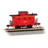 Old-Time Wood Bobber Caboose - Ready to Run -- Denver & Rio Grande 49, N, Bachmann Industries 15759