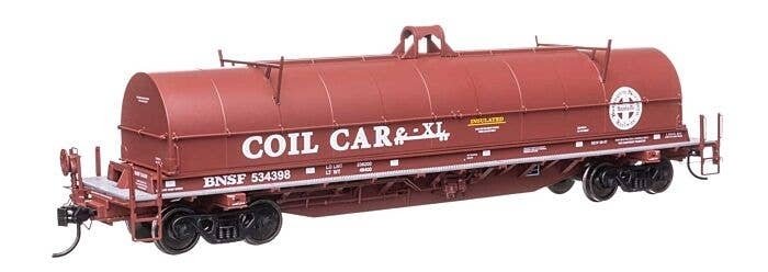 52′ NSC Type II Coil Car - Ready to Run -- BNSF 534398, HO, WalthersProto 105702