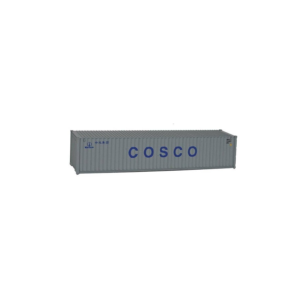 40′ Corrugated Container - Assembled -- China Ocean Shipping Co., HO, Walthers SceneMaster 8155