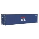 40′ Hi Cube Corrugated Side Container - Assembled -- American President Lines (Eagle Logo), HO, Walthers SceneMaster 8251