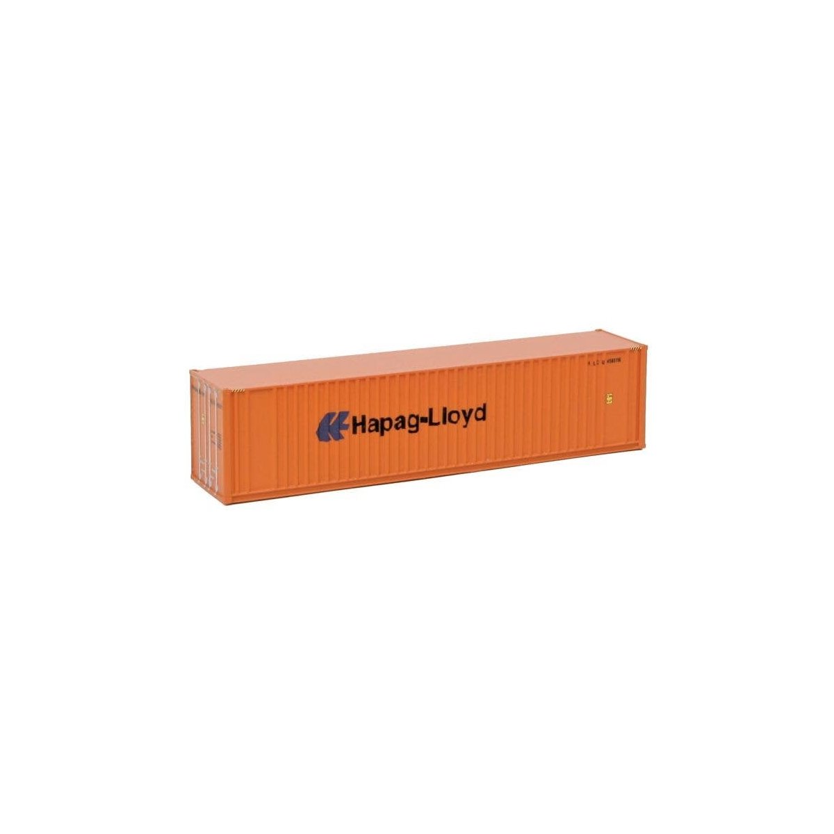 40′ Hi Cube Ribbed Side Container - Assembled -- Hapag-Lloyd, N, Walthers SceneMaster 8804