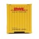 40′ Hi-Cube Corrugated-Side Container - Assembled -- DHL (yellow, red), HO, Walthers SceneMaster 8267