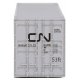 53′ Singamas Corrugated Side Container - Ready to Run -- Canadian National (white, black, gr, HO, Walthers SceneMaster 8501