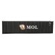 40′ Hi-Cube Corrugated-Side Container - Assembled -- Mitsui OSK Lines (black, white, red All, HO, Walthers SceneMaster 8264