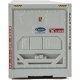 40′ Hi Cube Smooth Side Reefer Container - Assembled -- K-Line (grey, red, white), HO, Walthers SceneMaster 8351