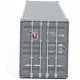 45′ CIMC Container - Assembled -- Mitsui OSK (gray, white, red, green, Alligator Logo), HO, Walthers SceneMaster 8572