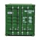 20′ Corrugated Container - Assembled -- UASC (green, white, red), HO, Walthers SceneMaster 8076