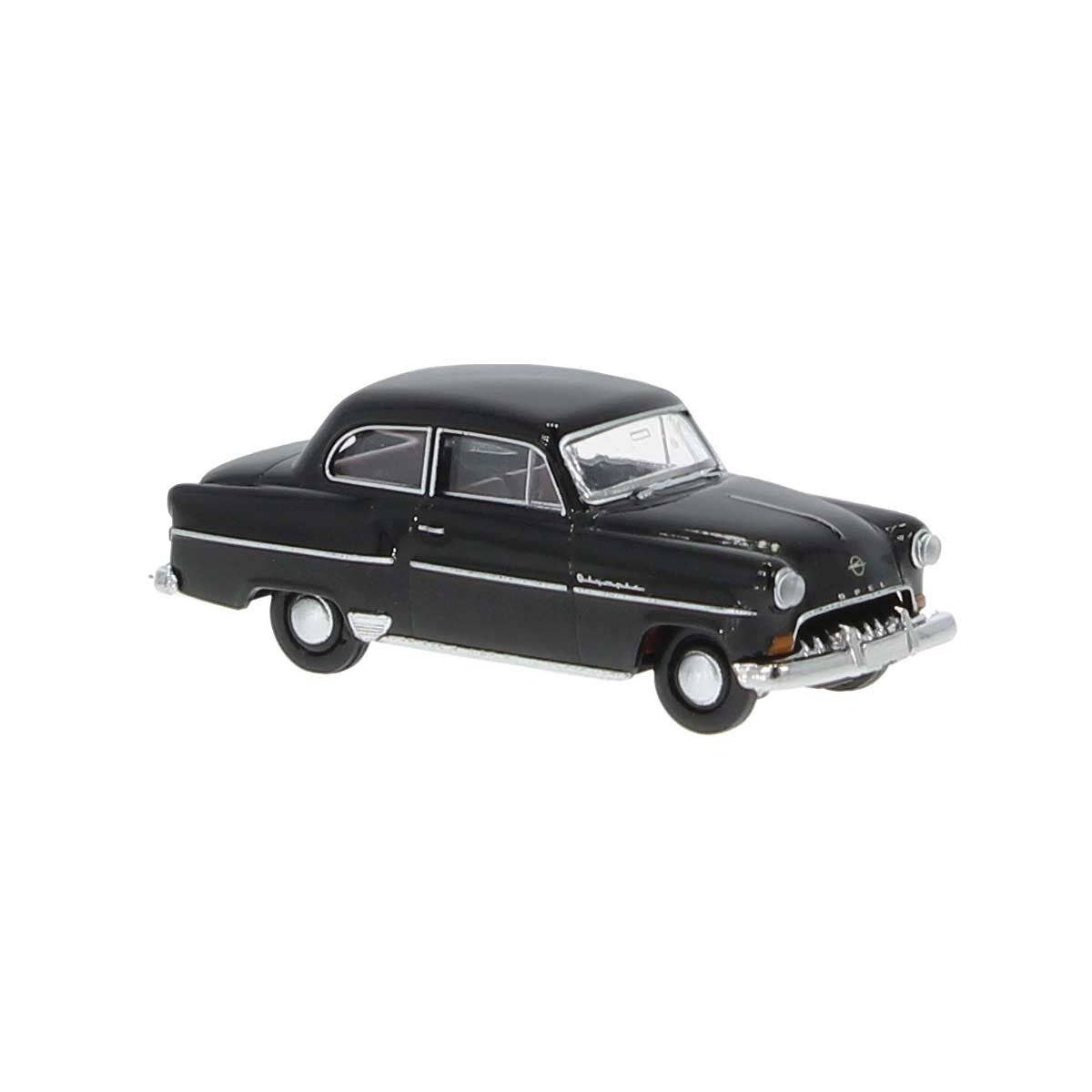 1953-1954 Opel Olympia Sedan - Assembled -- Black, HO, Brekina Automodelle 20241