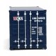 20′ Corrugated Container - Assembled -- CMA (blue, white, red), HO, Walthers SceneMaster 8062